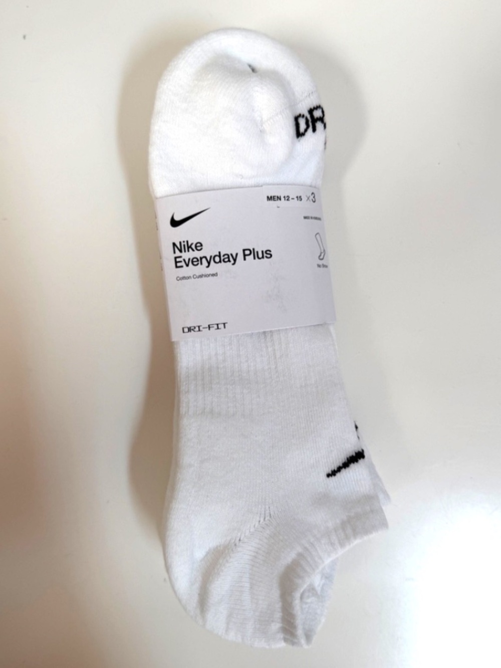 Nike Everyday Plus Cotton Ankle Socks XL 12-15 No Show